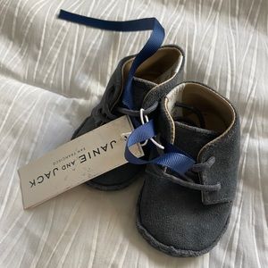 NWT Janie & Jack Baby Suede Chukka Booties